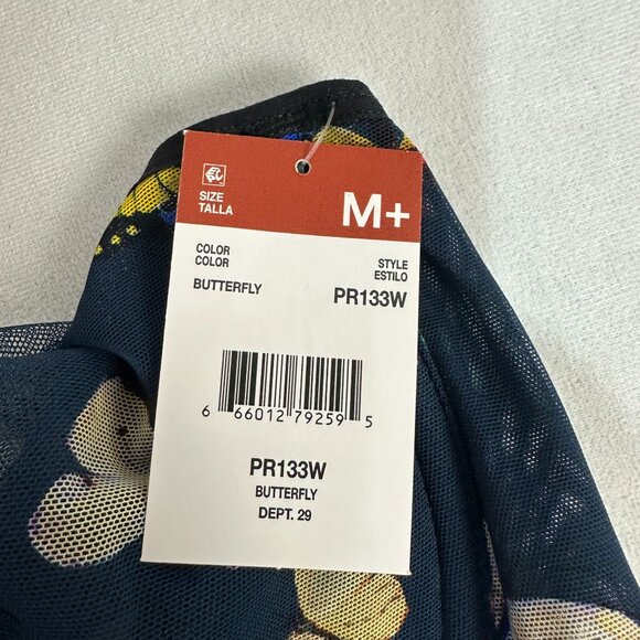 Parade Butterfly Print Lingerie Set Mesh Bra Thong Medium Plus Supportive - Picture 5 of 8